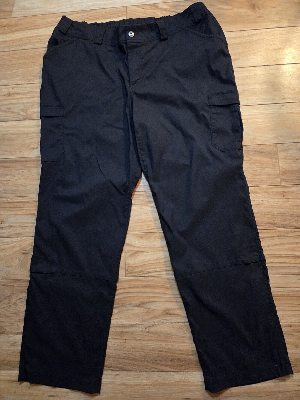 Duluth Trading Co Womens Plus Black Dry on the Fly Bootcut Pants 20Wx31